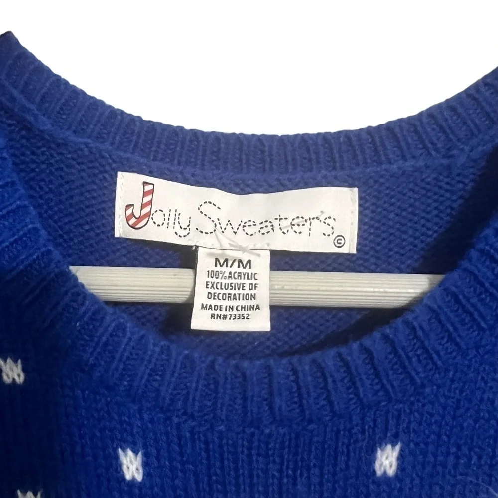 Snowman Beer Belly Ugly Christmas Sweater
Embellished Bling Medium Jolly Sweater - Picture 4 of 7